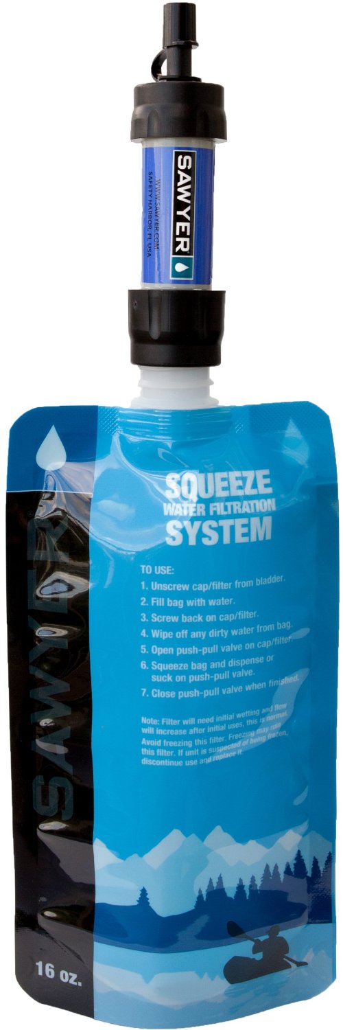 Sawyer Products SP124 Mini Water Filtration System Gift 4-Pack Multi-Color