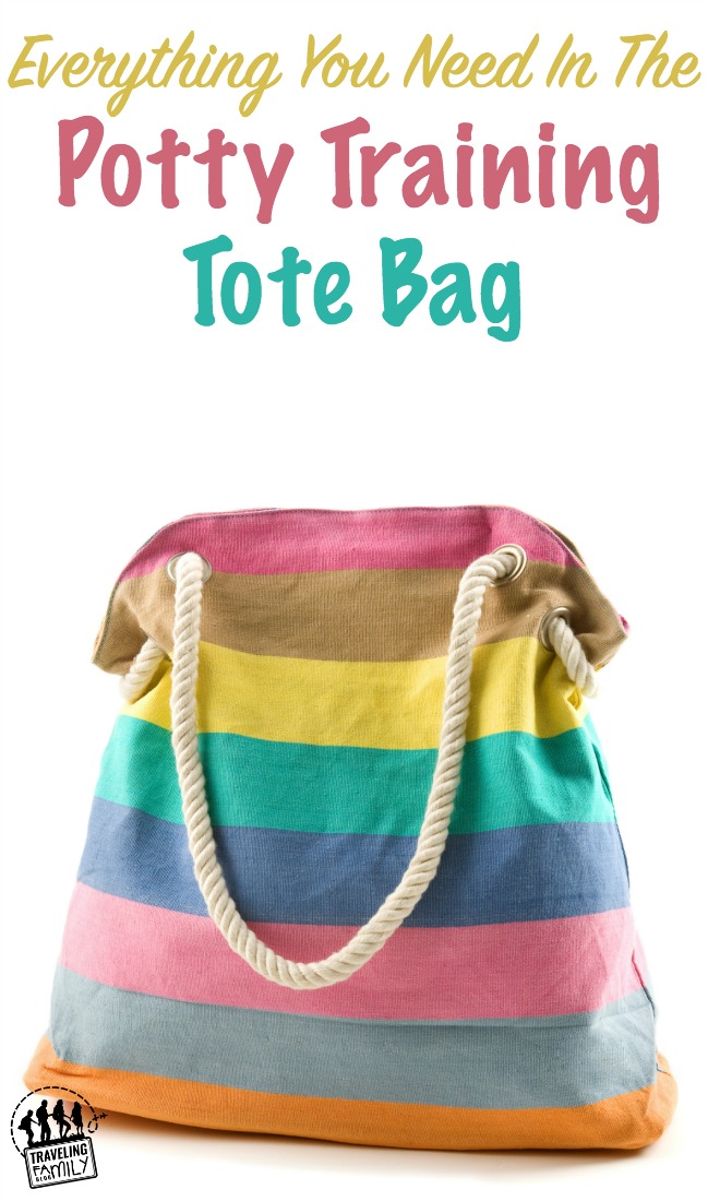 potty training tote bag